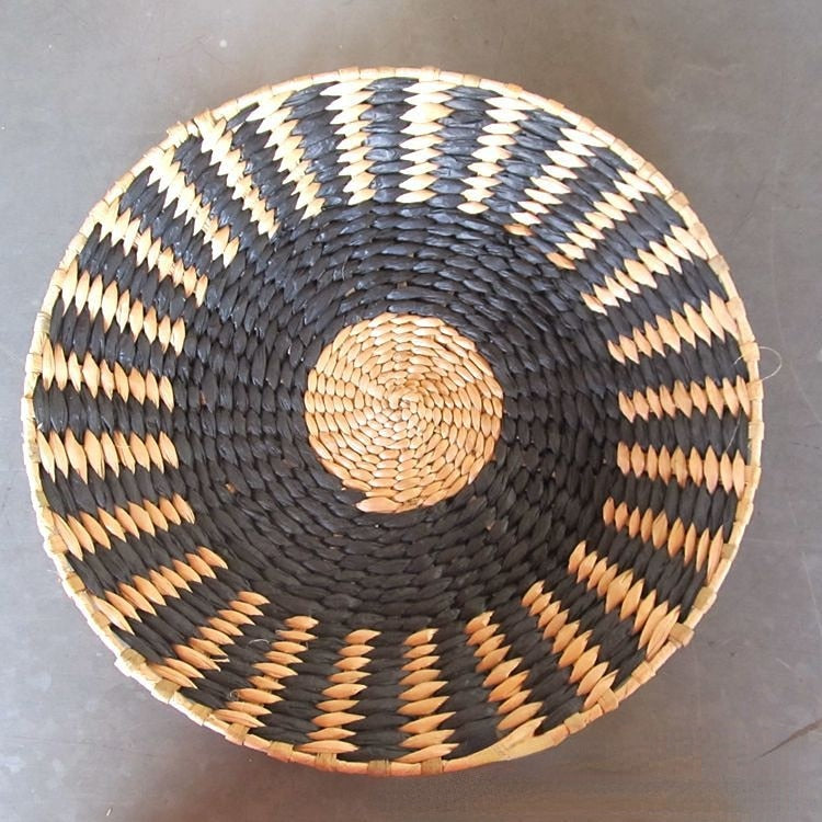 Wandteller aus Stroh im marokkanischen Stil, Hintergrunddekoration, Ethno-Stil, Wandbehang, Schlafzimmer, Sofa, Nachttisch, Heimdeko, 30 x 30 cm
