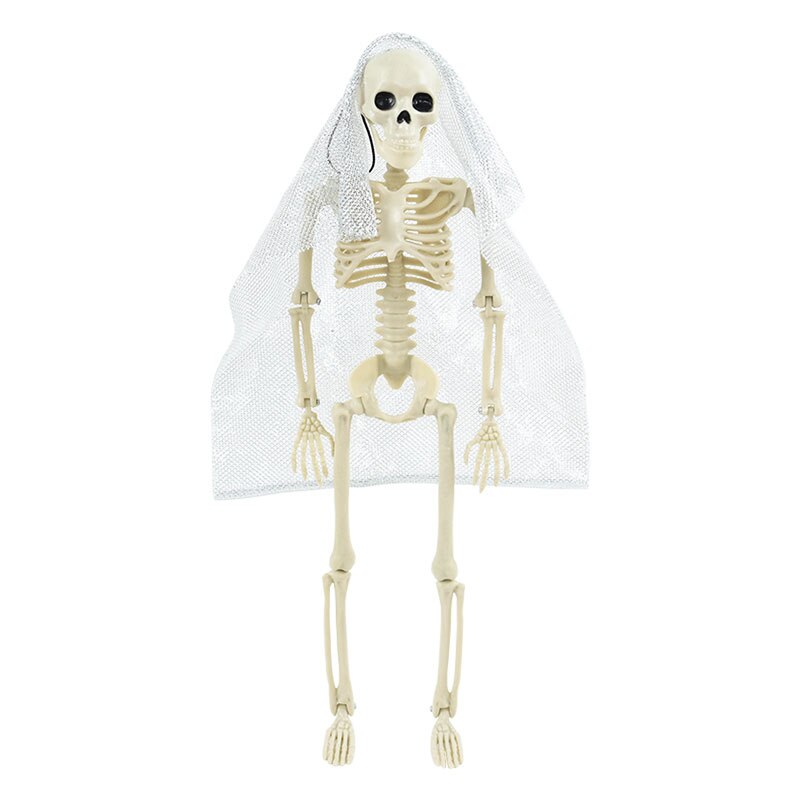 Halloween Gefälschte Menschliche Schädel Knochen Bewegliche Dekorationen für Home Bar Spukhaus Horror Requisiten Ornament Spielzeug Halloween Dekoration