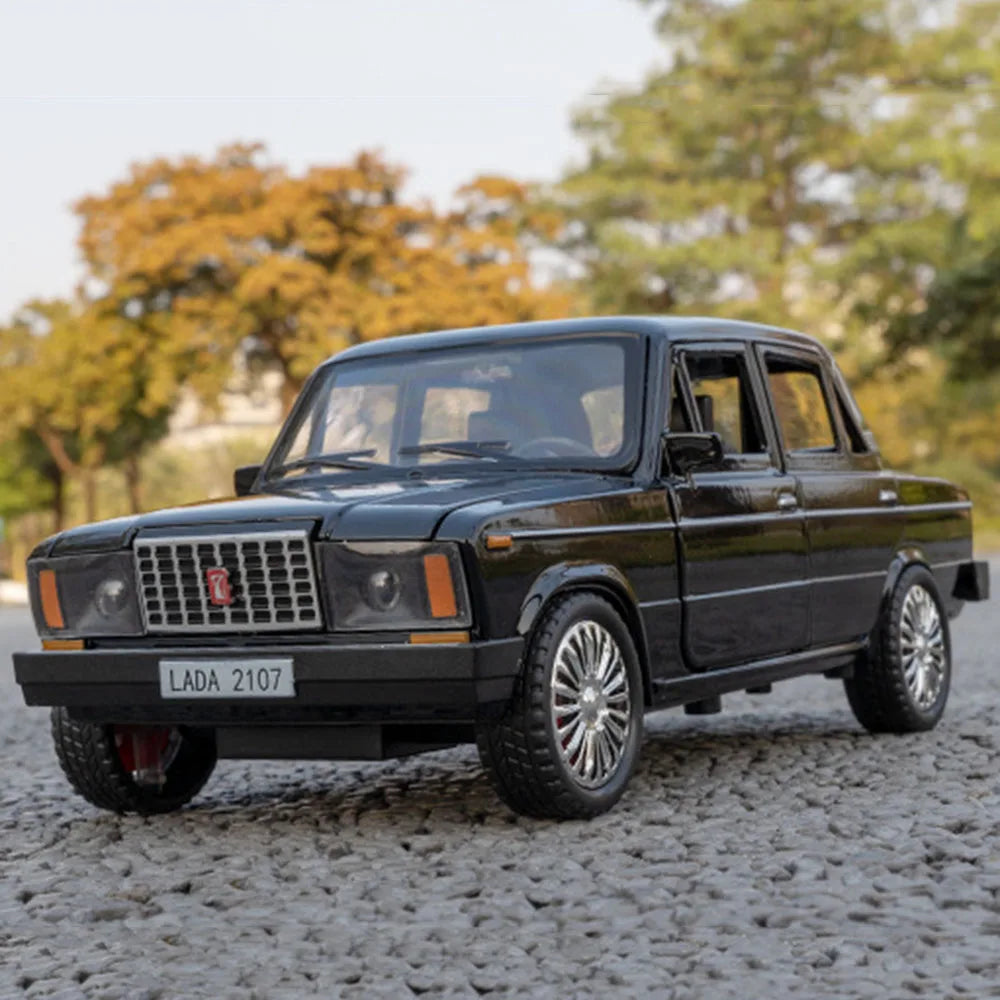 1:18 Russian LADA 2107 Niva Toys Alloy Diecast Cars Models Light