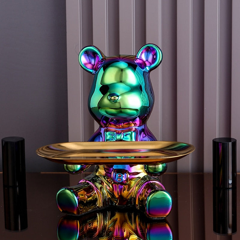 Leichte Luxusornamente, gewalttätige Bärenpuppen, kleine Ornamente, Wohnzimmer-TV-Schrank-Cartoon-Statuen, Weinschrankdekorationen.