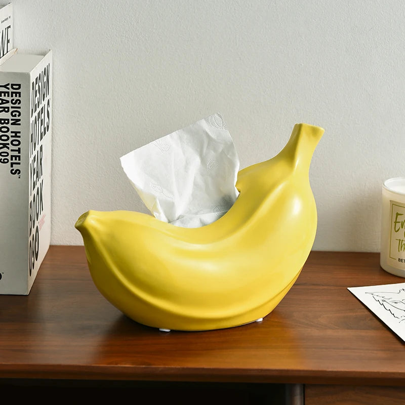 aufbewahrung von bananen Kreative Bananen-Taschentuchbox, Aufbewahrung für Haushalt, Wohnzimmer – acacuss