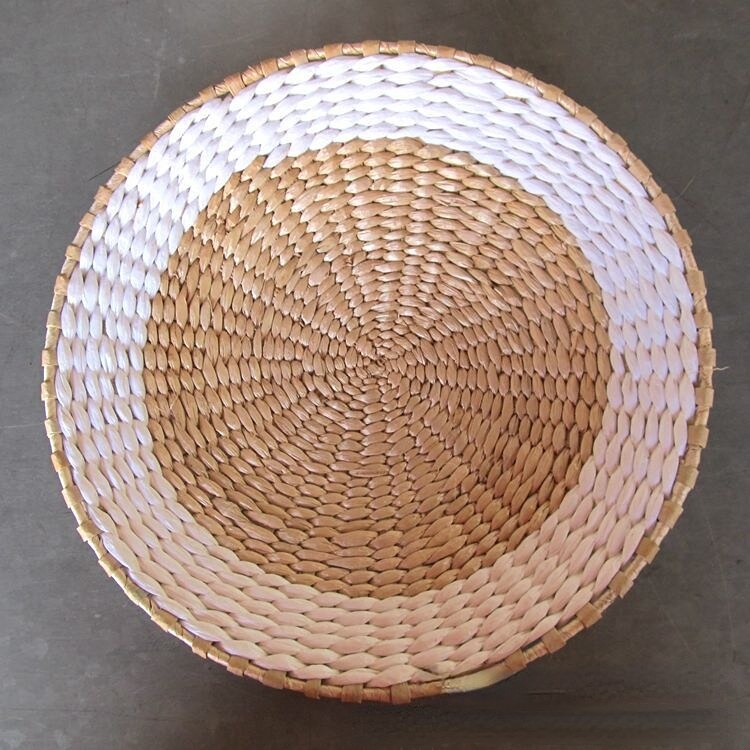 Wandteller aus Stroh im marokkanischen Stil, Hintergrunddekoration, Ethno-Stil, Wandbehang, Schlafzimmer, Sofa, Nachttisch, Heimdeko, 30 x 30 cm