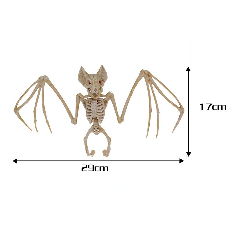 Halloween Gefälschte Menschliche Schädel Knochen Bewegliche Dekorationen für Home Bar Spukhaus Horror Requisiten Ornament Spielzeug Halloween Dekoration