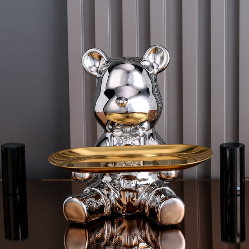 Leichte Luxusornamente, gewalttätige Bärenpuppen, kleine Ornamente, Wohnzimmer-TV-Schrank-Cartoon-Statuen, Weinschrankdekorationen.