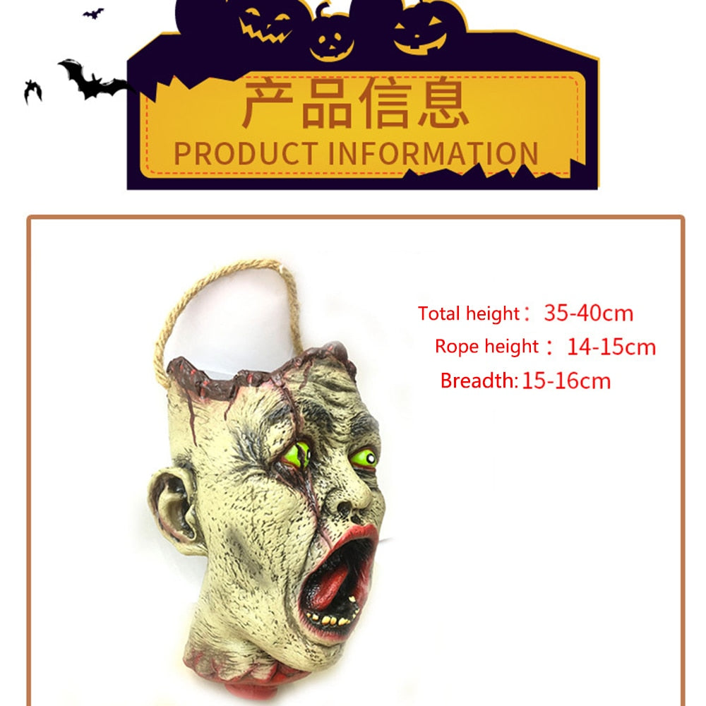 Halloween-Einkaufstasche, Zombie-Monster, Süßigkeiten-Tasche, Süßes oder Saures, Geisterfest, Party, Happy Day, Dekoration für Kinder, Geschenktüte, Zubehör