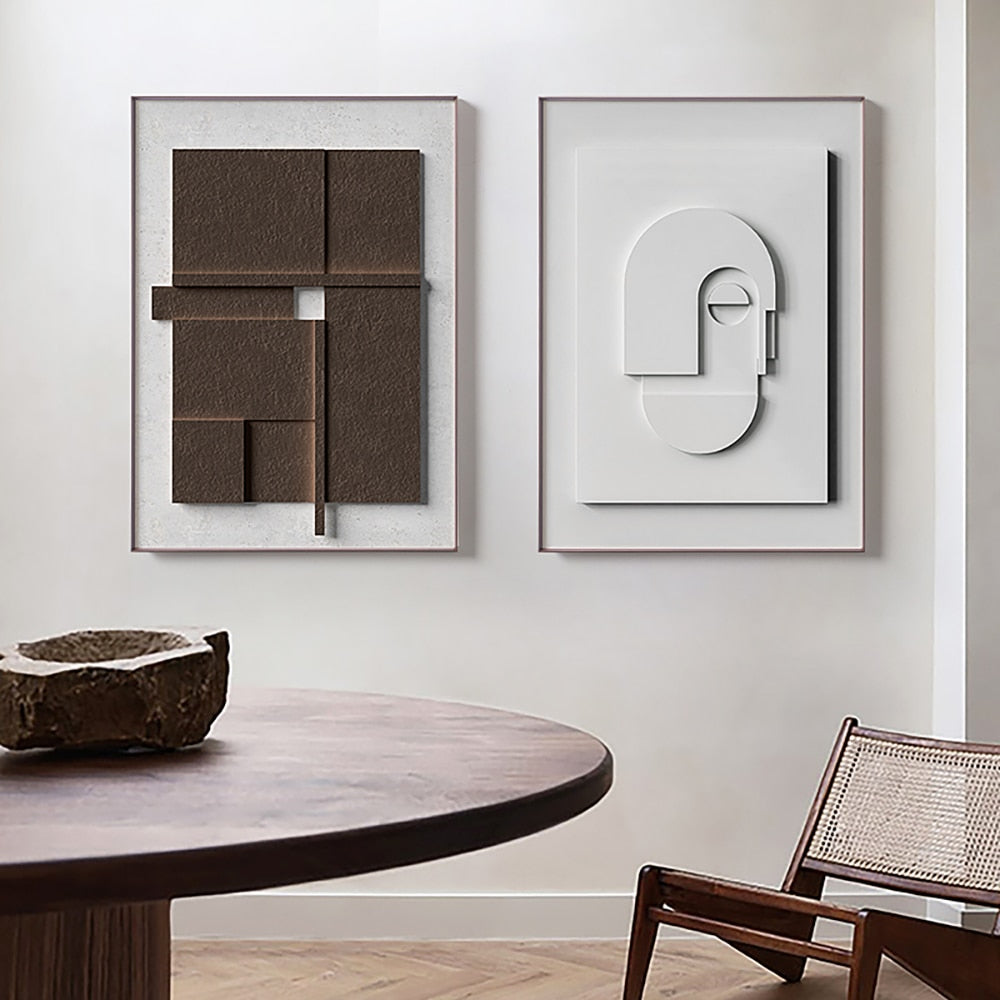 Wabi-sabi Abstraktes dekoratives Gemälde im nordischen Stil, Morandi-Farbe, dekoratives Wandbild, Wohnzimmer, Wandkunst, Bild, Heimdekoration, Geschenk