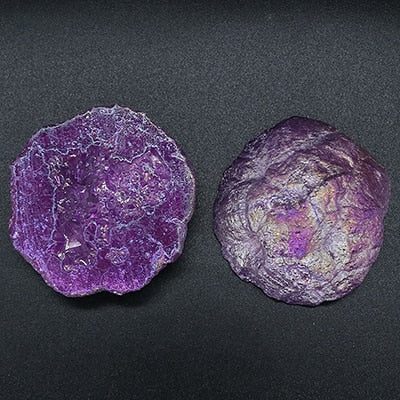 Natürlicher Achat, galvanisiert, bunt, Füllhorn, Reiki-Heilung, roher Kristall, Geode, Probe, Raumdekoration, Mineral, Heimdekoration