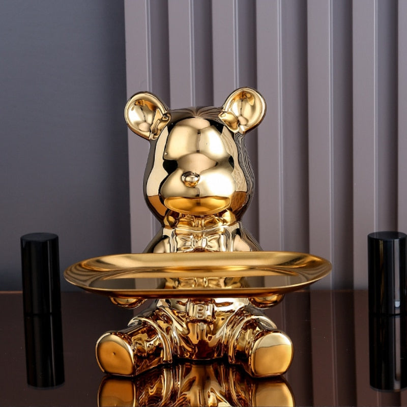 Leichte Luxusornamente, gewalttätige Bärenpuppen, kleine Ornamente, Wohnzimmer-TV-Schrank-Cartoon-Statuen, Weinschrankdekorationen.