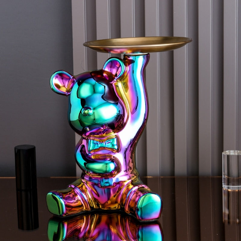 Leichte Luxusornamente, gewalttätige Bärenpuppen, kleine Ornamente, Wohnzimmer-TV-Schrank-Cartoon-Statuen, Weinschrankdekorationen.