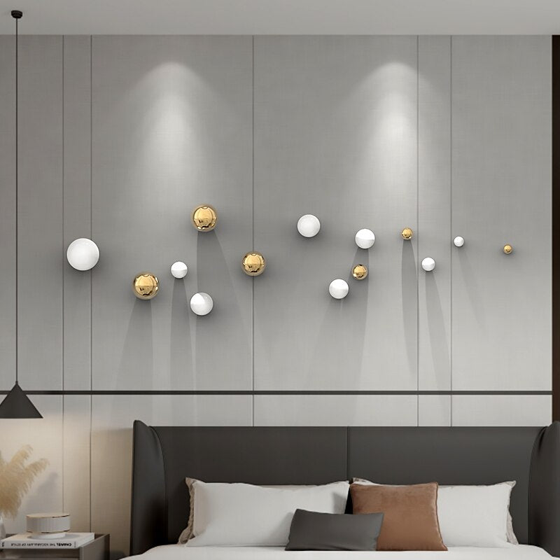 Nordic dekorative Kugel Wohnzimmer Wanddekoration Kugel Wohnaccessoires Hotel Gewerberaum Shop Wandbehang