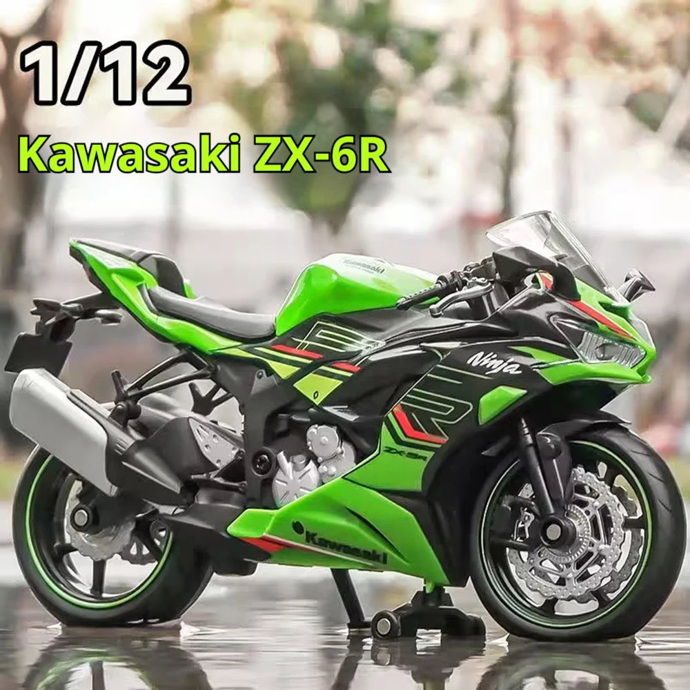 1:12 Kawasaki NIJIA ZX-6R Motorcycle Alloy Model Cars Toys