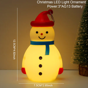 Santa Snowman Christmas Diamond LED Wind Lantern Ornament Christmas Decoration for Home 2023 Navidad Noel New Year 2024 Kid Gift acacuss