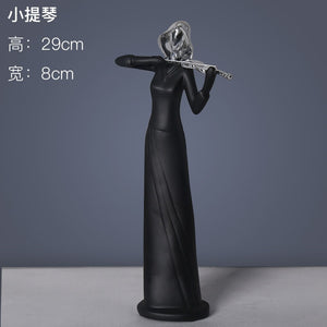 Scandinavian minimalist abstract music dance sculpture figure ornament home decoration TV cabinet wine cabinet abstract ornament acacuss