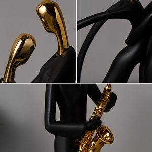 Scandinavian minimalist abstract music dance sculpture figure ornament home decoration TV cabinet wine cabinet abstract ornament acacuss