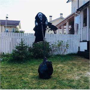 2023 New Scream ScareCrow Creative Terror Halloween Outdoor Decoration Ghostface Scarecrow Hanging Scary Scream Ghost Ghostface acacuss