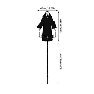 2023 New Scream ScareCrow Creative Terror Halloween Outdoor Decoration Ghostface Scarecrow Hanging Scary Scream Ghost Ghostface acacuss