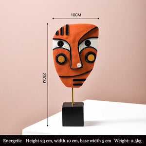 Sculptures Abstract Statue Ornaments Home Modern Statue Vase Figurines For Interior Abstract Face Art Ornament Nordic Crafts acacuss