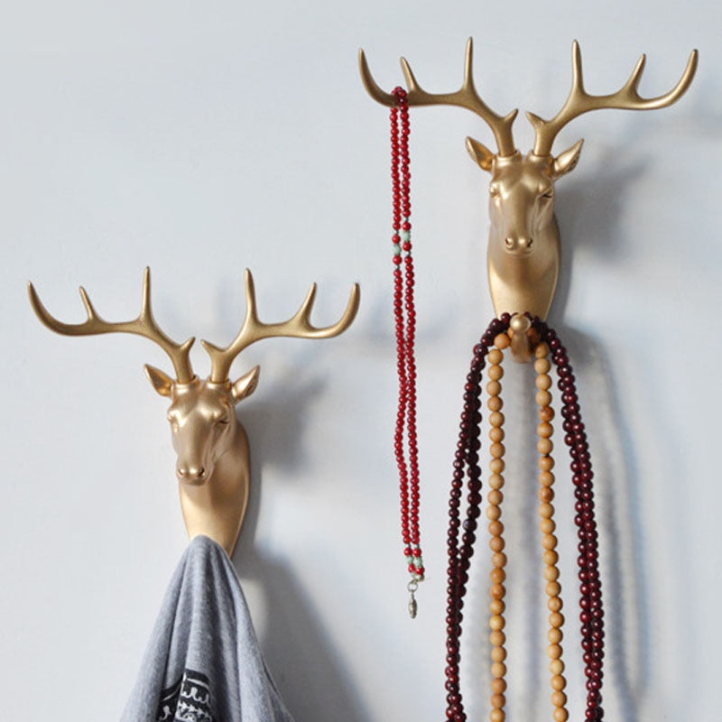 Wandhaken, Tierkopf-Rack, Mantelkappen, Wandaufhänger, Pferd, Giraffe, Elch, Elefant, Haken, dekoratives Dekor, Badezimmer-Accessoires