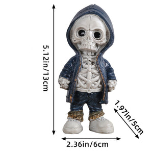Skull Doll Ornaments Resin Skull Model Ornament Home Decor Festival Atmosphere Arrangement Ghost Festival Decoration Props acacuss