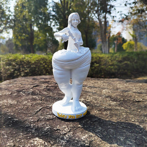 Slimming Girl Statue Creative Home Decor Resin Figurines Living Room Yoga Room Decoration Modern Home Decoration Accessories acacuss