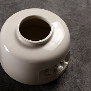 Small Pet Memories Funeral Urn Cremation Urn for Pet Ashes Hand Made in Ceramics acacuss