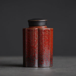 ACACUSS Small Tea Tin 290 ml With Lid Moisture-proof jar sealed cans large cans Pu'er storage tea cans storage jars living room decorations - ACACUSS