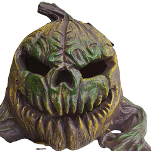 Solar Powerd Horror Demon Glowing Pumkin Ornament Resin Home Decoration Holiday Gift Halloween Table Decoration Dropshipping acacuss