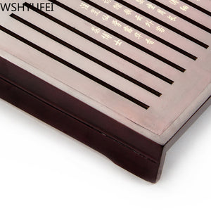 Solid Wood Tea Tray Storage Water Drainage Dual Use Tea set Tea Set Chinese Tea Room Ceremony Tools acacuss