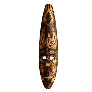Southeast Asian Style Wall Hanging Pendant Thai Wood Carving African Face Mask Creative Retro Home Bar Hotel Decoration acacuss
