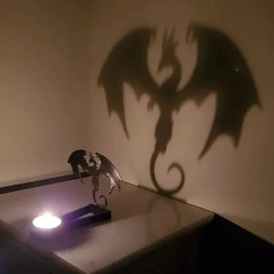 Spooktacular Halloween Shadow Decor Funny Candlestick with Skull Pumpkin Witch Desktop Decor Horror Spooky Decor 2023 Halloween acacuss