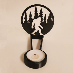Spooktacular Halloween Shadow Decor Funny Candlestick with Skull Pumpkin Witch Desktop Decor Horror Spooky Decor 2023 Halloween acacuss