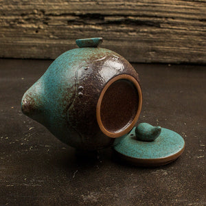 Stoneware Side Grip Pot Kung Fu Tea Set New Chinese Antique Teapot - acacuss