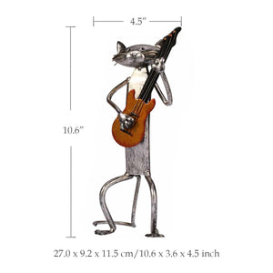 TOOARTS Metal Figurines Miniatures Garden Statues Sculptures Home Decoration Handicrafts Saxophone Furnishing Articles Gifts acacuss