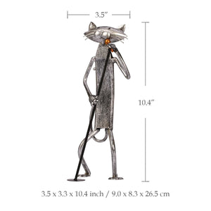 TOOARTS Metal Figurines Miniatures Garden Statues Sculptures Home Decoration Handicrafts Saxophone Furnishing Articles Gifts acacuss