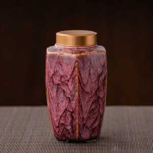 Tea Caddy Ceramic Jar Sealed Jar Moisture-proof Storage Tank Tea Box Tea Organizer Sugar Bowl Food Container Decorative Jars acacuss