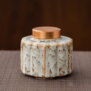 Tea Caddy Ceramic Jar Sealed Jar Moisture-proof Storage Tank Tea Box Tea Organizer Sugar Bowl Food Container Decorative Jars acacuss