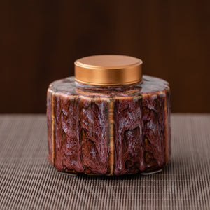 Tea Caddy Ceramic Jar Sealed Jar Moisture-proof Storage Tank Tea Box Tea Organizer Sugar Bowl Food Container Decorative Jars acacuss