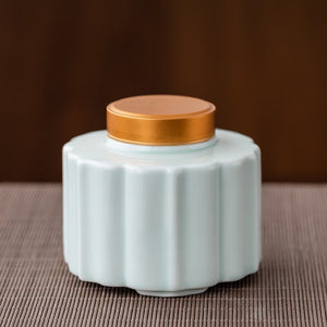 Tea Caddy Ceramic Jar Sealed Jar Moisture-proof Storage Tank Tea Box Tea Organizer Sugar Bowl Food Container Decorative Jars acacuss