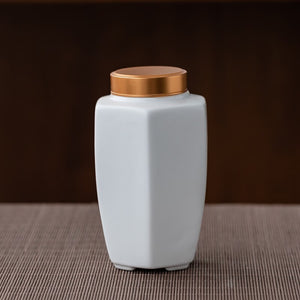 Tea Caddy Ceramic Jar Sealed Jar Moisture-proof Storage Tank Tea Box Tea Organizer Sugar Bowl Food Container Decorative Jars acacuss