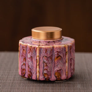 Tea Caddy Ceramic Jar Sealed Jar Moisture-proof Storage Tank Tea Box Tea Organizer Sugar Bowl Food Container Decorative Jars acacuss