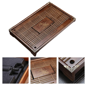 Tea Tray Drainage Water Storage - Kung Fu Tea Board Table - acacuss