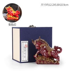 Tea pet color changing fruit tea from pet furnishings to boutique household tea table tea set tea pet tea ceremony furnishings acacuss