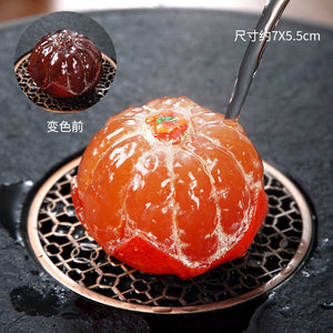 Tea pet color changing fruit tea from pet furnishings to boutique household tea table tea set tea pet tea ceremony furnishings acacuss