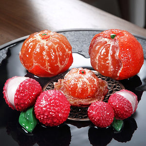 Tea pet color changing fruit tea from pet furnishings to boutique household tea table tea set tea pet tea ceremony furnishings acacuss