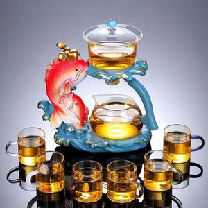 ACACUSS Loose leaf tea infuser for Herbal TEA Best tea Lover Gift | Fish tea infuser Organic Tea Gift Box with tea strainer - ACACUSS