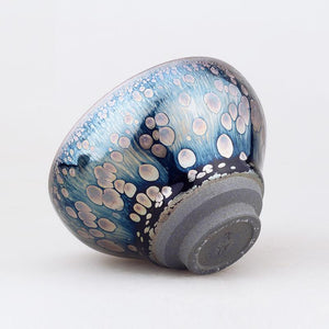 Tears Tenmoku Tea Cup Ceramic Tea Bowl Fired in Kiln Kungfu Teaware Chinese Traditional Cultural Heritage/Jian Zhan acacuss