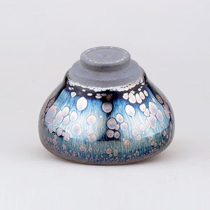 Tears Tenmoku Tea Cup Ceramic Tea Bowl Fired in Kiln Kungfu Teaware Chinese Traditional Cultural Heritage/Jian Zhan acacuss