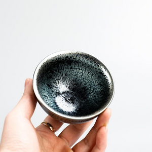 Tenmoku tea cup acacuss
