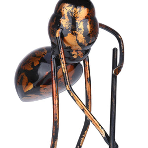 Tooarts 13inch Ant garden decor Iron garden decoration outdoor With Removable Bucket Succulent Flower Pot Trinket Storage acacuss