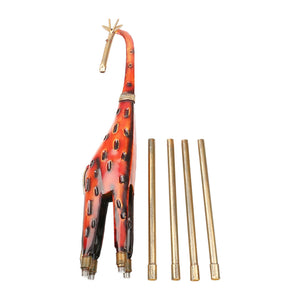 Tooarts Giraffe Ornament Iron Art Decor Handmade Craft Home and Outdoor Decoration Perfect Gift for Giraffe and Animal Lovers acacuss